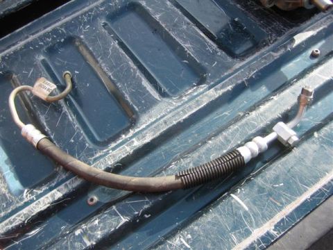 1994 Ford Bronco - Power steering hose with visible part number 361020 71851.