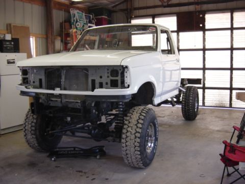 1983 Ford Bronco - Striped down, ready for body work