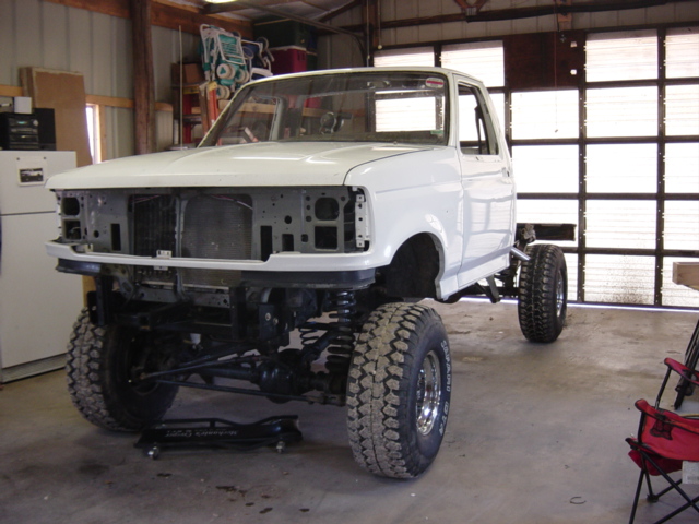 Striped down, ready for body work