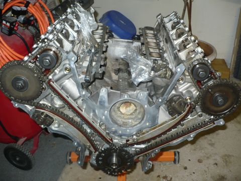 1996 Ford Mustang - Timing Chains on closer.