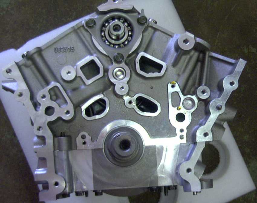Engine block with some casting numbers visible