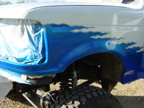 1983 Ford Bronco - Dupont 1995 Mazda Clear White, 2001 Chrysler Intense Blue Pearl Met., 2001 Chrysler Brilliant Silver Pearl Met.