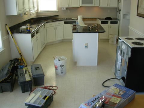 2004 Land Rover Land Rover - All the backsplash pieces were trimmed & cut for length on-site.