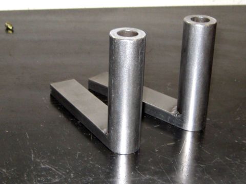 1996 Ford Bronco - These custom metal brackets appear to be fabricated parts, not related to a specific vehicle model year.