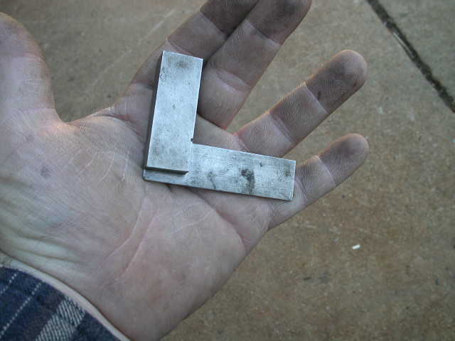 You can use what ever too you want for checking to see that the mounts are sitting square, but I found that this little square the easiest.