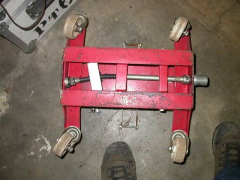 1990 Ford Bronco - In the process of moving the D60 around my long suffering HF tranny jack got owned. RIP cheap tranny jack.