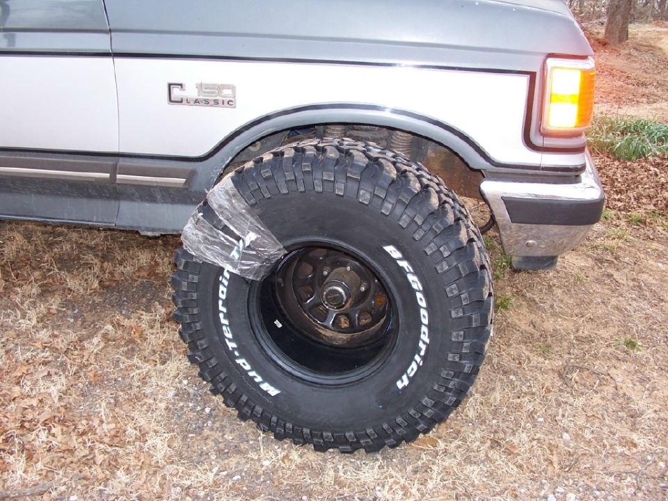 1990 Ford C-150 (Centurion Conversions) with BFGoodrich Mud-Terrain tire