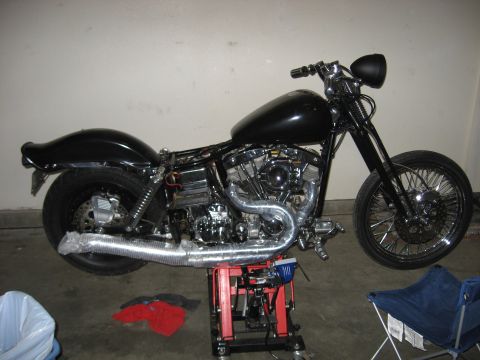 1979 Harley-Davidson FXRT Sport Glide - 1979 Shovelhead FXE cycle shack 2 into 1 exhaust