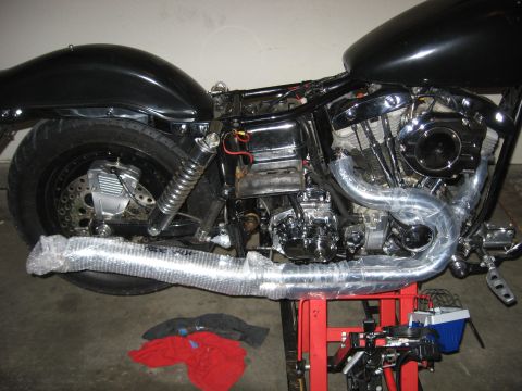 1979 Harley-Davidson FXRT Sport Glide - 1979 Shovelhead FXE cycle shack 2 into 1 exhaust