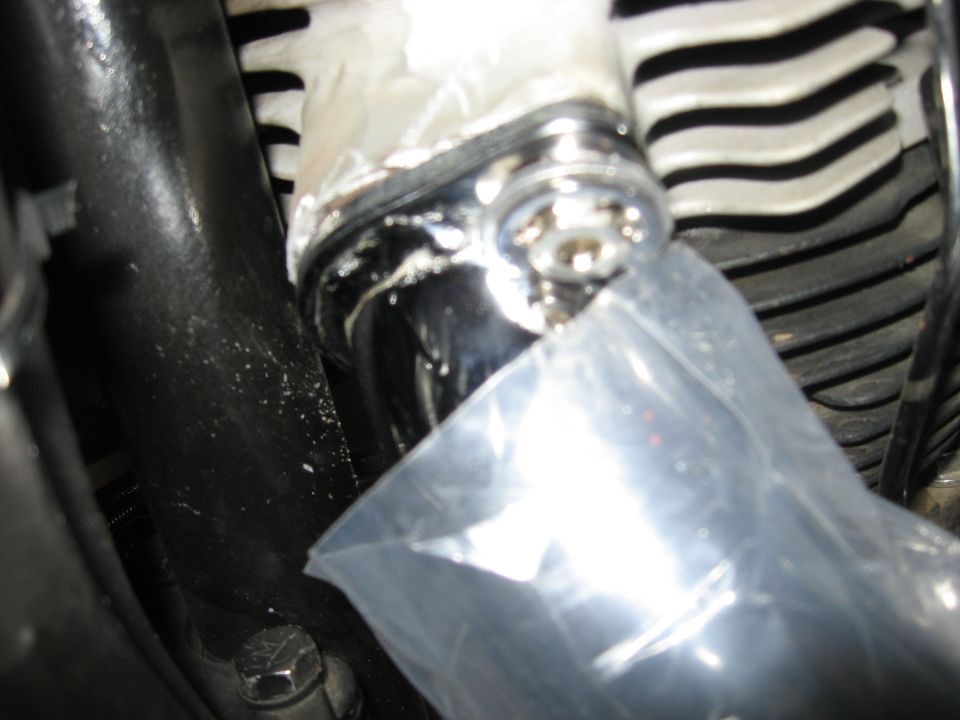 1979 Shovelhead FXE cycle shack 2 into 1 exhaust