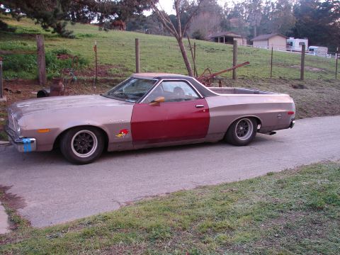 1973 Ford Ranchero - Air bags deflated