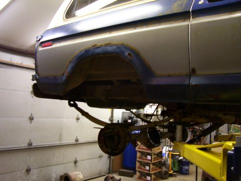 1978 Ford Bronco - shackle flip, not quite finished