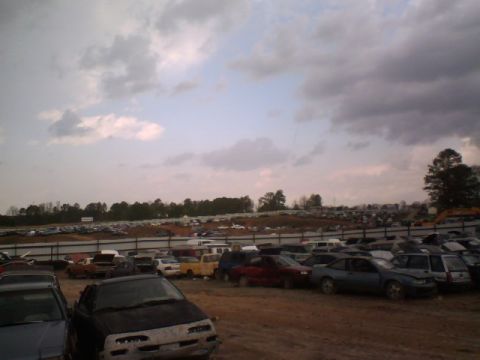 1994 Mazda 626 - A lot of cars in the junkyard....