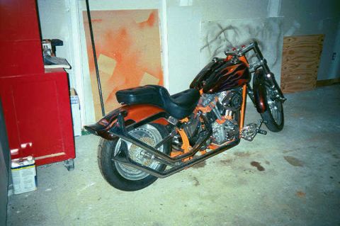 1979 Harley-Davidson FL - 1979 Shovelhead FL basket case delcron cases and soft tail frame