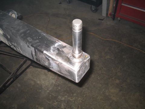 1989 Ford Bronco - end lengthened and hinge added