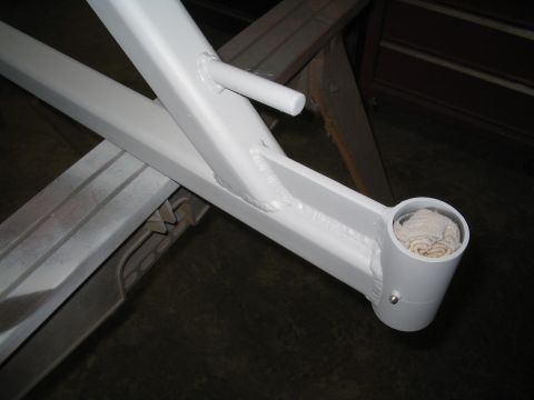 1989 Ford Bronco - little bit of tube for the CB antenna mount