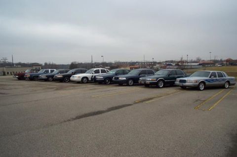 1993 Mercury Grand Marquis - Cars in a row