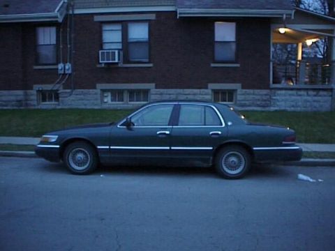 1993 Mercury Grand Marquis - Bone stock. (Bad camera)