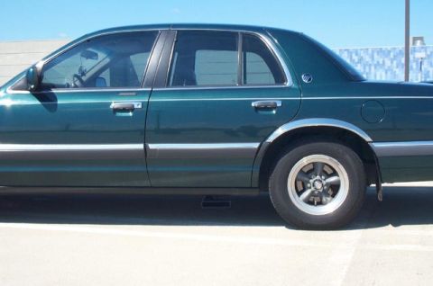 1993 Mercury Grand Marquis - Not a full view, but here you see the driver's side of my custom exhaust.