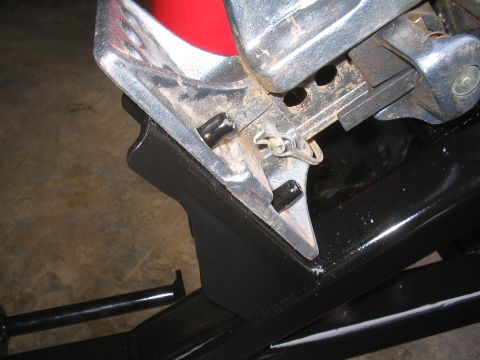 1989 Ford Bronco - Lower high lift mount. 1/2 inch bolts cut off at the shoulder that go through the foot plate of the jack.