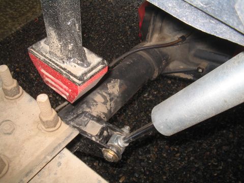 1989 Ford Bronco - Rear stops plus new lower shock mounts.