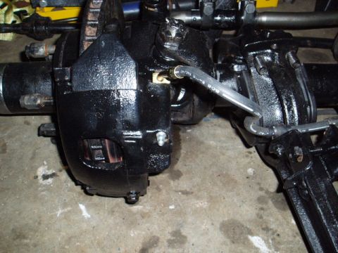 1980 Ford Bronco - New lines installed with new bleaders for the calibers.