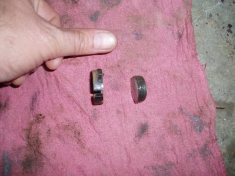 1980 Ford Bronco - This is how much was trimed from the F350 steering lower tie-rod and sleeve. About 3/8"