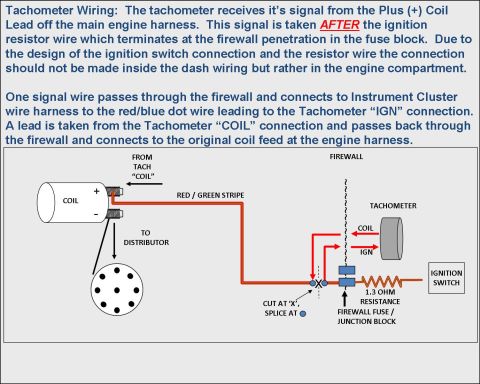 1972 Ford Ranchero - Tach Wiring B