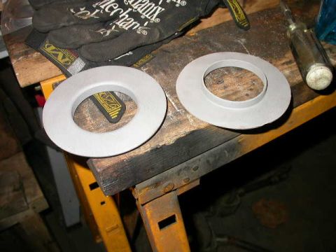 1990 Ford Bronco - Cleaned up the slingers in the sand blasting cabinet. Damn I love that sand blaster, it made these old rusty guys look like brand new.