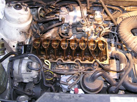1986 Ford Tempo - Valve cover off the 2.3L engine