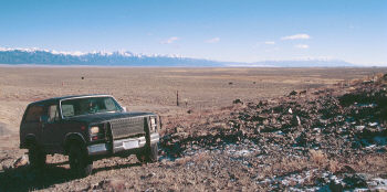 1980 Ford Bronco - Sangre de Christo Range and Great Sand Dunes National Monument in the background