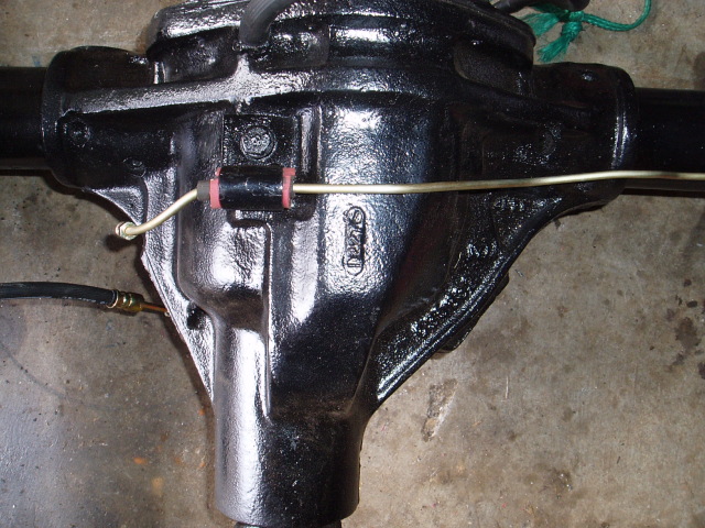 I made this bracket to hold the brake line back a little further than the stock position. A few people have smashed/broke there brake line in this area with a SAS by the center section hitting the engine cross member.