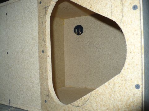 1993 Ford Probe - This image shows an empty speaker enclosure, not a 1993 Ford Probe.
