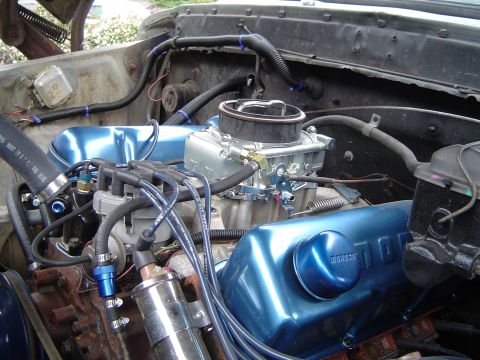 1978 Ford Bronco - All hooked up on this side