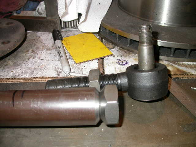 After the tube is cut I chamfered the cut edges on my belt sander to open it up for a fatter weld area.