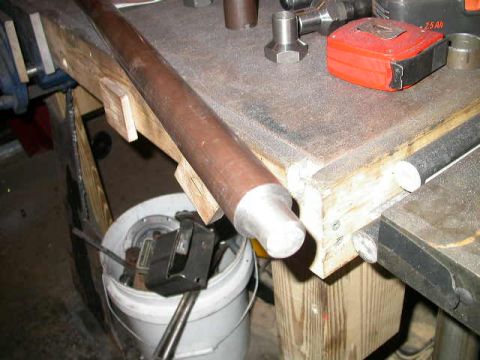 1990 Ford Bronco - If you do this make sure you chamfer the edges so the won't mushroom out while you're driving it in.