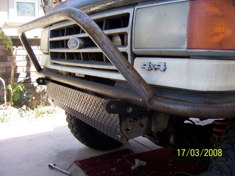 1991 Ford Bronco - Custom front bumper fabrication on a 1991 Ford Bronco.