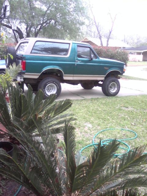 1996 Ford Bronco - REAR SIDE VIEW, NO MODs.