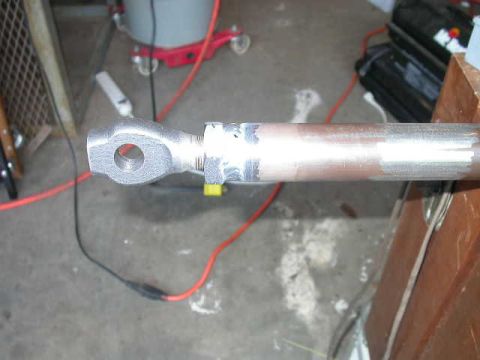 1990 Ford Bronco - This time when I welded in a tube adapter I put something threaded into the adapter to not allow the threads to warp. I also dialed back th…