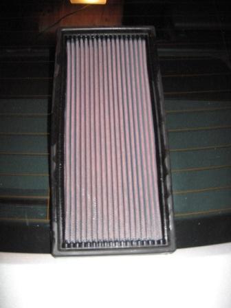 1993 Ford Bronco - Used K&N Filter for 92-96 F Series & Broncos. Top side of filter.