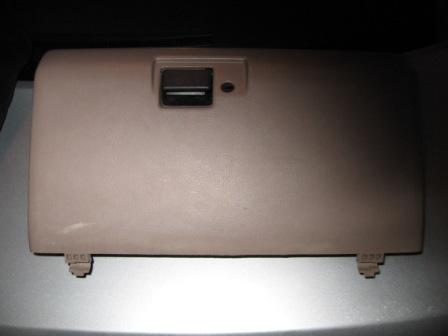 1993 Ford Bronco - Tan Glove Box from Eddie Bauer edition. Latch works, minor scratches and scuffs.