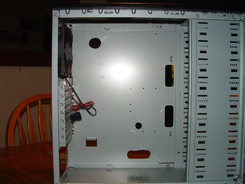 1978 Chevrolet C/K Pickup - drilled some holes for cables to route out back....