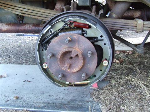 1967 Ford Bronco - Wow, now that is a great brake job if I do say so myself.