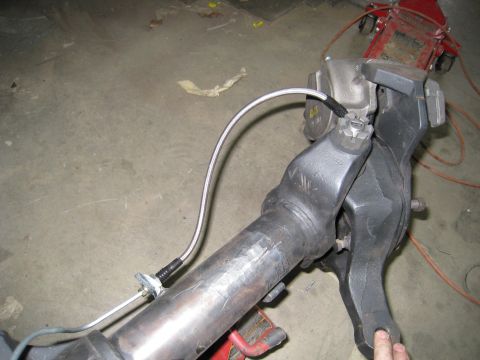 1996 Ford Bronco - This image shows a vehicle's axle and brake components, not a complete vehicle.