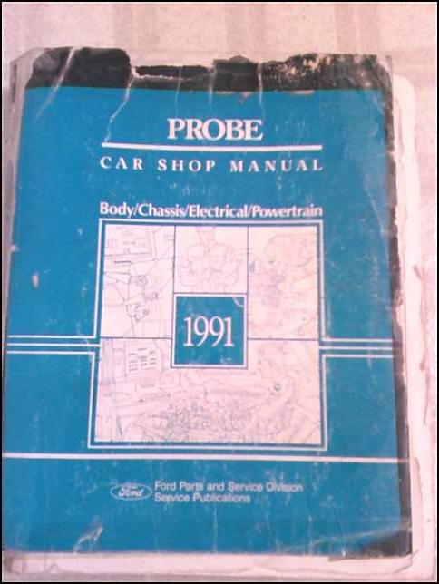 1991 Ford Probe Car Shop Manual cover