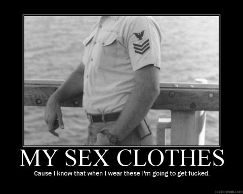1984 Ford Bronco - A black and white image features a man in a uniform with a humorous caption below.