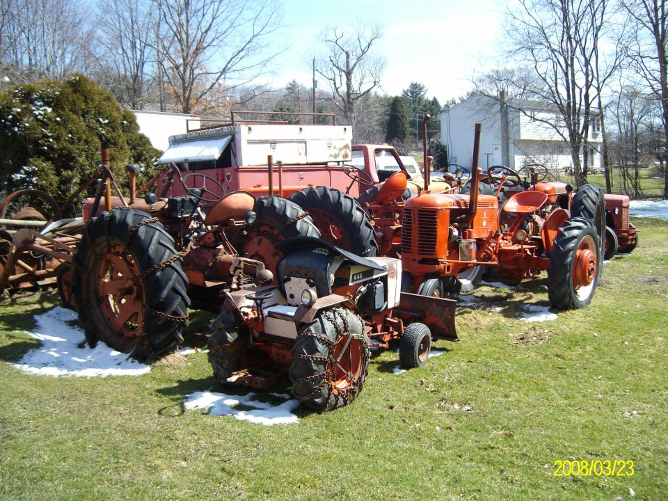 One of my grandfathers present hobbies is collecting and restoring older style case tractors.
