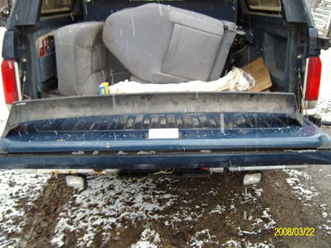 1988 Ford Bronco - (seems to me) Rare back visor or spoiler if you will.