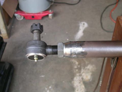 1990 Ford Bronco - Passenger side drag link end welded on.