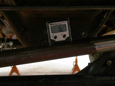 1990 Ford Bronco - If you care, 8.2Â° drag link angle.